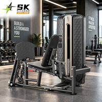 Machine de presse à jambes commerciale SK-FM54 avec support dorsal et plateforme inclinée pour l'entraînement des quadriceps
