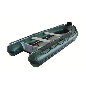 Bote Inflable Rígido Portátil de PVC Hypalon, Bote Deportivo de Grado Marino Profesional, Bote de Pesca Inflable Portátil con Piso de Aluminio - Product Image 3