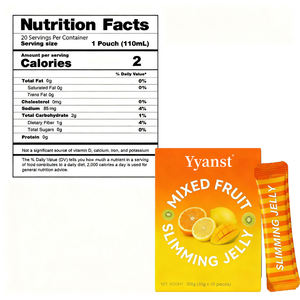 Gelée minceur enzymatique de haute qualité, fabrication en usine, marque privée, gelée diététique, fibres, gelée minceur en bâtonnets - Product Image 3