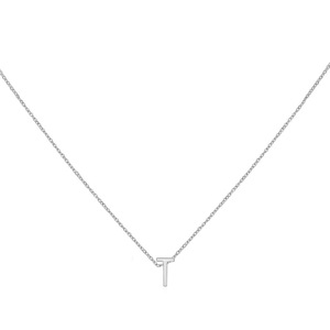 Collier avec initiale anglaise plaqué or 18 carats en alliage de zinc, pendentif minimaliste, chaîne de clavicule pour femme, à porter au quotidien, cadeau - Product Image 3
