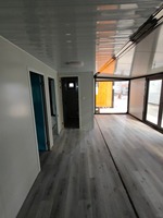 Usine chinoise Maison de conteneur pliable et extensible de luxe personnalisée 20 pieds 30 pieds 40 pieds Maisons préfabriquées avec chambre à coucher Petite maison pliante