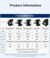 Low Noise 9LPM Micro Diaphragm Vacuum Pump Oil Free 12V DC Mini Pump with Brushless Motor 2.83L Particle Counter Low Pressure