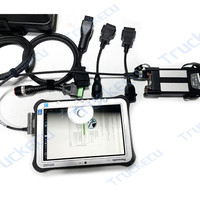 Pour PTT Tech Vocom II 88890400 VOCOM 2 pour renault UD MACK FM FH Euro6 diagnostic de camion lourd + tablette FZ-G1