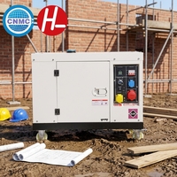 Groupe électrogène diesel industriel ShanHua DH9500 refroidi par air, super silencieux, 5KW 6KW 7.5KW, démarrage électrique ATS 50/60Hz