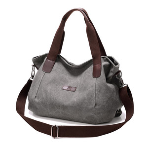 Women <b>Canvas</b> Shoulder Bag Large Capacity Handbag - Product Image 1