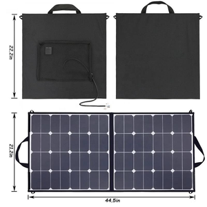 Panneau Solaire Portable Pliable 100W 12V 18V 5.56A à Prix Direct Usine pour Recharge Extérieure, Sac à Main Solaire, Livraison Gratuite - Product Image 5