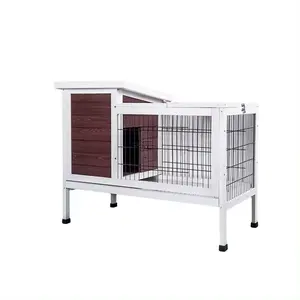Hot Selling Outdoor Small Wood Pet House Wooden Rabbit Hutch Rabbit Cage For Garden
