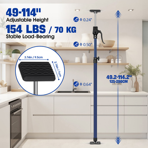 Tongkat Penyangga Teleskopik DIY yang Dapat Disesuaikan, Sistem Tangan Ketiga, Fitur Kustomisasi OEM, Alat untuk Penggunaan Barang, <span class=keywords><strong>Drywall</strong></span>, Kabinet, Dongkrak - Product Image 6