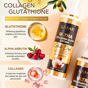<span class=keywords><strong>Lotion</strong></span> Corporelle Hydratante Longue Durée 72h au Glutathion Naturel et Biologique, Améliore la Rugosité, Antioxydante et Éclaircissante – Vente en Gros - Product Image 3