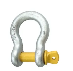 Manufacturer Drop Forged G209 US Type galvanized Bow Shackle/Omega shackle