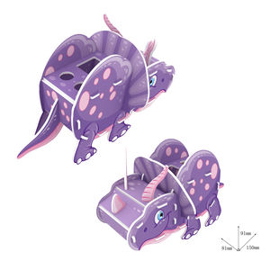 Jouet éducatif personnalisé Nosto, puzzle 3D en forme d'escargot, porte-stylo en papier, cadeau - Product Image 3