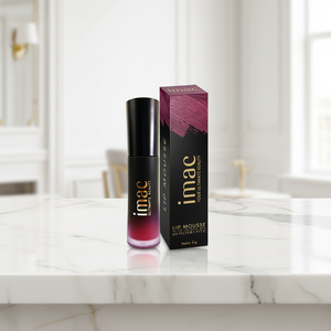 Burgundy Matte <b>Lip</b> Cream Long Lasting Lightweight <b>Lip</b> Color Smooth Velvet Finish Cosmetic Makeup Private Label - Product Image 1