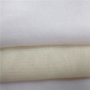 Giá rẻ 45gsm Trọng lượng nhẹ Polyester đồng bằng Terylene vải cho <span class=keywords><strong>Sheer</strong></span> rèm và Voile rèm - Product Image 4