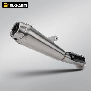 Tubo de Enlace de Modificación de Escape para Motocicleta <span class=keywords><strong>KTM790</strong></span> 2018-2023 con Silenciador Arrow de Acero Inoxidable y Fibra de Carbono, Embalaje en Caja - Product Image 1