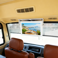 OSK Moniteur de toit rabattable 16 pouces connecté par USB Android 4G Bus publicité écran LCD avec amplificateur 1 an de garantie