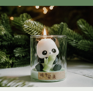 Los Regalos Son Prácticos y se Envían a los Clientes. Vela Aromática Artesanal de Cera de Soja con Forma de Zongzi, Adorno Perfumado en Vaso - Product Image 6