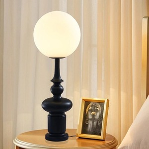 Italian Elegant Roman Table <b>Lamp</b> Black Vintage <b>Led</b> <b>Light</b> Home Bedroom Sofa Side <b>Lamp</b> E27 Switch Control - Product Image 4