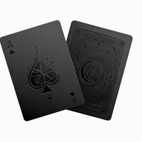 Cartes à jouer en PVC personnalisables en couleur pour les tournois/cadeaux haut de gamme/publicité