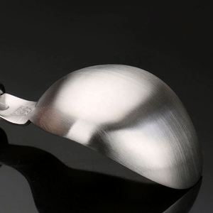 Cuillère à glace en acier inoxydable avec manche en bois de qualité supérieure, logo personnalisé, pour cadeaux promotionnels d'entreprise - Product Image 5