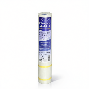 Rouleau de treillis en fibre de verre 10x10mm 120gsm 50m Treillis de renforcement de façade haute résistance X-TRA - Product Image 2
