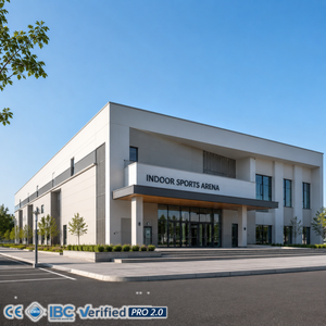 Bâtiment en acier préfabriqué polyvalent pour les arènes sportives et les installations agricoles intérieures - Product Image 2