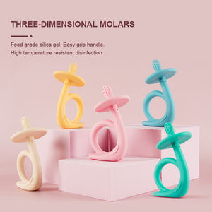 Jouets de dentition pour bébé, produits en silicone en forme d'<span class=keywords><strong>escargot</strong></span> à mâcher, jouets pour bébés garçons et filles - Product Image 1