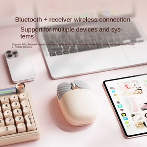Mouse Wireless Q20 Ergonomico con Retroilluminazione a Colori Vivaci, 2.4GHz, per Ufficio e Notebook Femminile - Product Image 1
