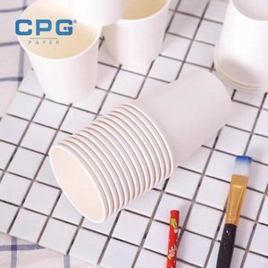 Vasos de Papel Desechables para Bebidas Calientes, Certificados por FSC, Suministro Directo de Fábrica, 8oz 12oz, de Pared Simple, Impresos - Product Image 1