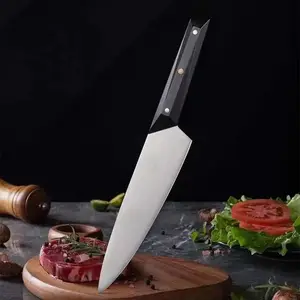 Premium 8 inch blade sharp Chef knife stainless steel professional Damascus steel kitchen chef knife with Sheath