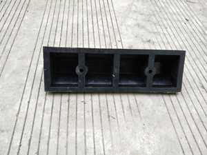 Butée de roue en caoutchouc pour parking, butée de roue de <span class=keywords><strong>voiture</strong></span> en caoutchouc avec bandes réfléchissantes - Product Image 3