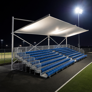 Gradas Metálicas Modulares para Deportes, Gradas Portátiles de Aluminio para Exteriores con Asientos de HDPE para Estadios de Fútbol y Eventos - Product Image 3