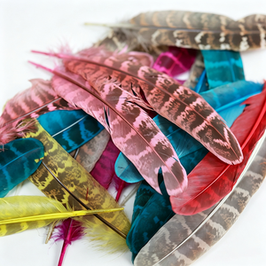 Plumes de faisan Ringnick colorées pour l'artisanat, l'embellissement de coiffes, les plumes cérémonielles, les accessoires de mariage et de festival - Product Image 5