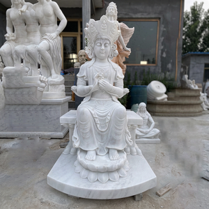 Personalizada tallada a mano decoración <span class=keywords><strong>de</strong></span> jardín <span class=keywords><strong>dios</strong></span> hindú escultura mármol religión escultura piedra Radha Krishna estatua para exteriores - Product Image 5