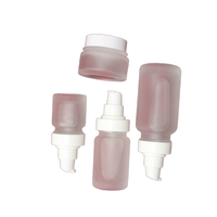 Botol Serum Kaca Kosmetik 30ml Grosir dengan Tutup Pipet, Kemasan Botol Kaca Kosong untuk Minyak Esensial Kosmetik