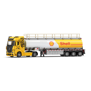 <span class=keywords><strong>Camion</strong></span> Cisterna Mercedes-Benz Actros in Scala 1:24, Modello Semi-Rimorchio Premium da Collezione Interamente in Lega, Ruote Libere, Luci e Suoni - Product Image 3