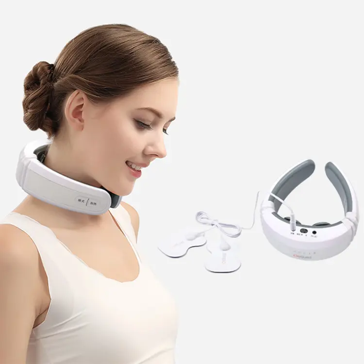 Korean Japanese best selling electric neck massager with heat for muscle pain relief