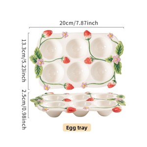 Portaspezie da cucina in <span class=keywords><strong>ceramica</strong></span> sottosmalto, da terra, multiuso, per uova e condimenti - Product Image 6