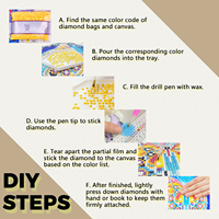 G-51 paysage paysage bricolage mosaïque strass Kit peinture murale décor à la maison bricolage cadeau 5D fleur peinture diamant peinture Kit