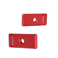 Cache d'axe de roue arrière en aluminium CNC universel pour moto tout-terrain, avec capuchon de réglage de chaîne et couvercle d'extrémité de bras oscillant