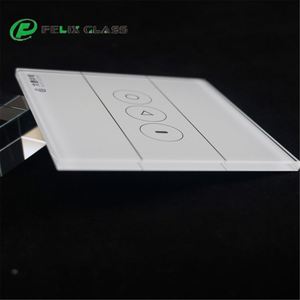 Panneau de verre de sécurité trempé physique 4 mm, taille personnalisée par le fabricant, pour interrupteur 86, avec perçage et polissage, couvercle d'interrupteur en verre 86 - Product Image 5