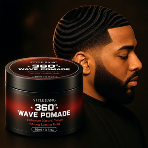 Pomada para el Cabello 360 Wave 86ml, Fijación Fuerte, Ondas Definidas, Bordes Limpios, Brillo Suave No Grasoso para Hombres, Estilizado Diario, Venta al Por Mayor - Product Image 1