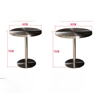 BILIDO Modern Commercial Stainless Steel Base <b>Restaurant</b> Dining Chair and Table <b>Set</b> for Hotel Use - Product Image 5