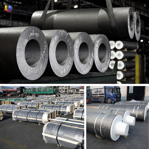 Best <strong>Manufacturers</strong> of Graphite <strong>Electrode</strong> Materials 100-800mm Rp hp uhp Large Sized Diameter Graphite <strong>Electrode</strong> for Eaf Lf - Product Image 4