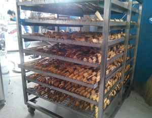 Four à fumage commercial en acier inoxydable, four à fumage multifonctionnel, grande capacité pour la fumée de viande, de saucisses, de <span class=keywords><strong>jambon</strong></span>, de poisson - Product Image 3