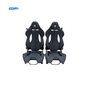 Siège de course automobile en cuir modifié premium ALCANTRA, dossier inclinable et réglable, pour Ferrari 296, personnalisé - Product Image 1