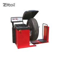 Équilibreuse et aligneur de roues de voiture portable ultra-mince ZeHoo avec écran numérique et capacité de 75 kg pour la réparation automobile