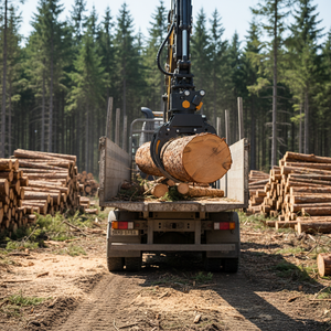 Грейфер для бревен Haoen Model 06 с вращением на 360 градусов в наличии и отправляется быстро; высокая совместимость со всеми моделями машин. - Product Image 3