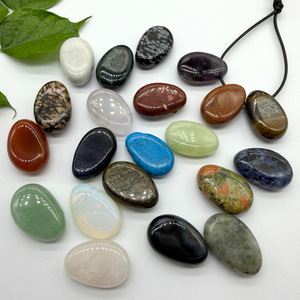 Colgante <span class=keywords><strong>de</strong></span> gota <span class=keywords><strong>de</strong></span> agua <span class=keywords><strong>de</strong></span> cristal natural, ágata ovalada, piedra en bruto <span class=keywords><strong>de</strong></span> 2.0MM con orificio lateral, collar DIY <span class=keywords><strong>de</strong></span> <span class=keywords><strong>jade</strong></span> - Product Image 1