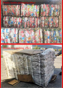 Bottiglie per animali domestici/rottami di fibra di cotone/lattine di alluminio/cartone/pressa per balle idraulica verticale per balle di plastica 300kg - Product Image 5