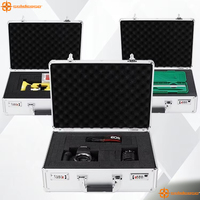 Valise de présentation personnalisée en aluminium pour salon professionnel, coque rigide avec insert en mousse pour exposition